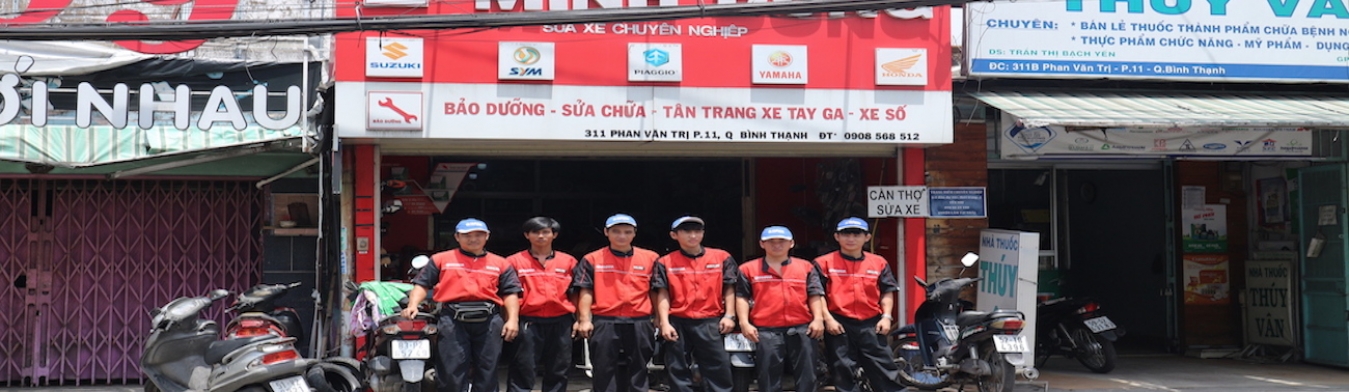 sua xe minh dong